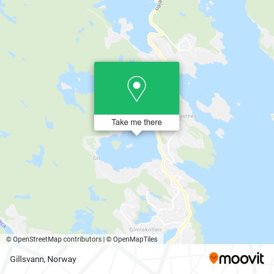 Gillsvann map