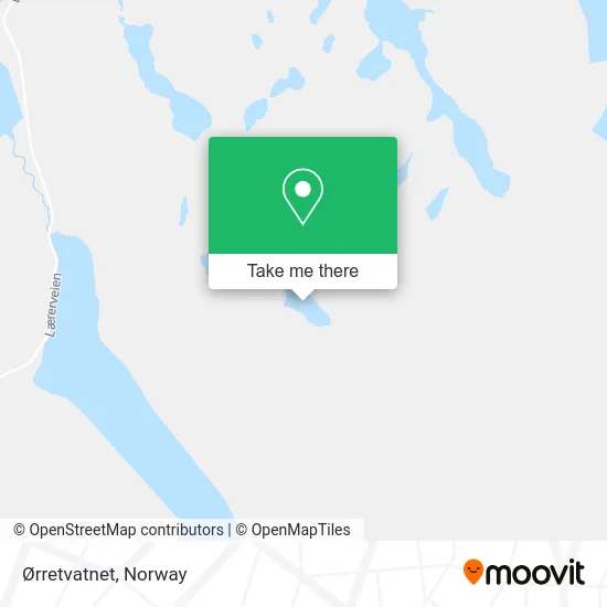 Ørretvatnet map