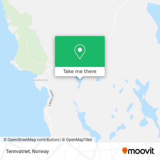 Tennvatnet map