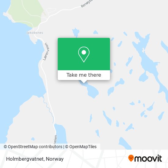 Holmbergvatnet map