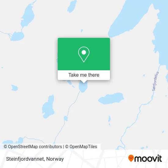 Steinfjordvannet map