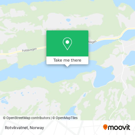 Rotvikvatnet map