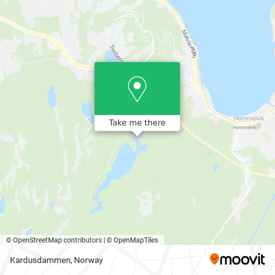 Kardusdammen map