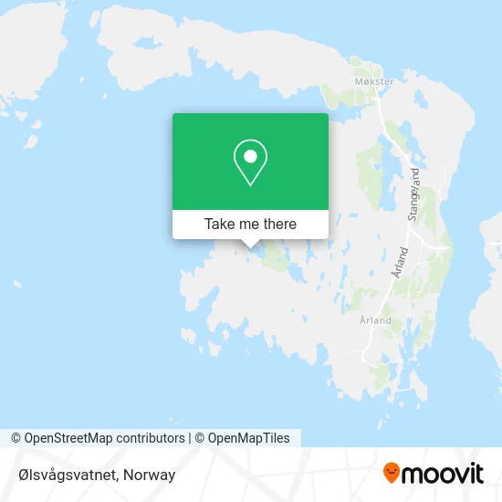 Ølsvågsvatnet map