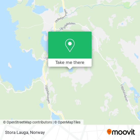 Stora Lauga map