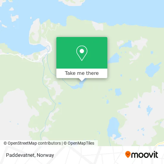 Paddevatnet map