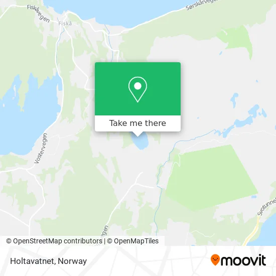 Holtavatnet map