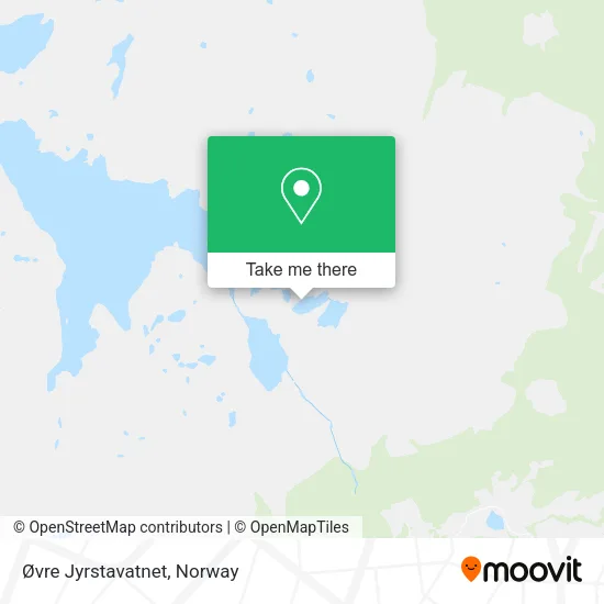 Øvre Jyrstavatnet map
