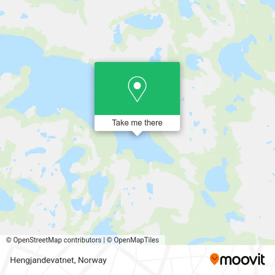 Hengjandevatnet map