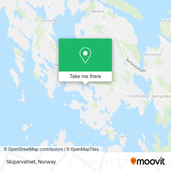 Skiparvatnet map