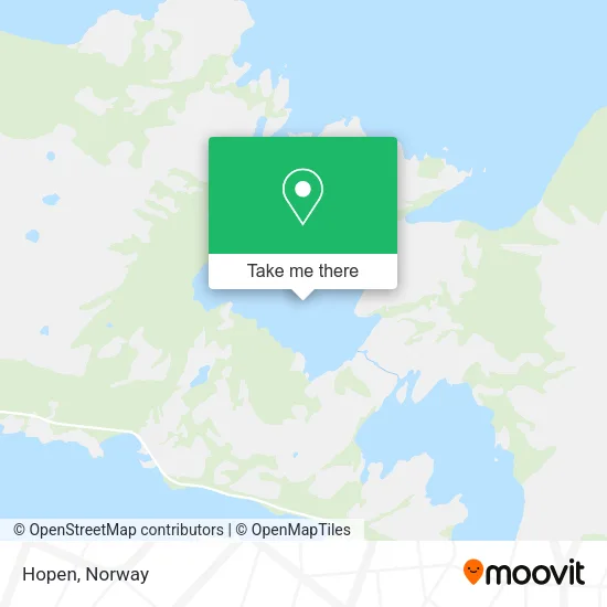 Hopen map