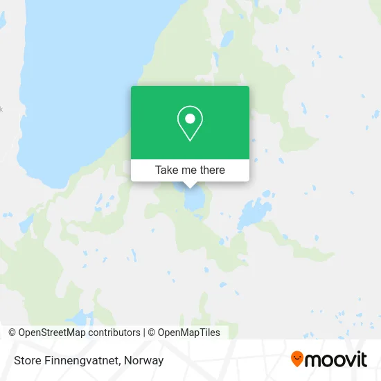 Store Finnengvatnet map