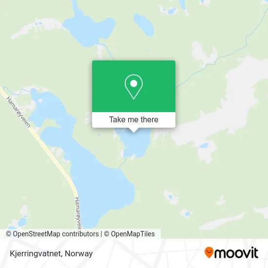 Kjerringvatnet map