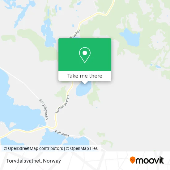 Torvdalsvatnet map