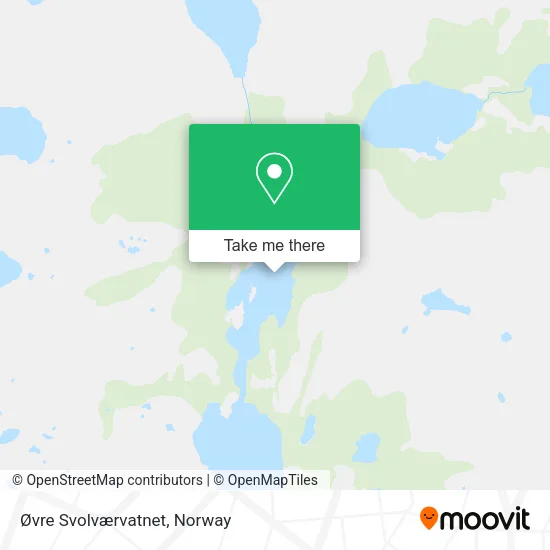 Øvre Svolværvatnet map