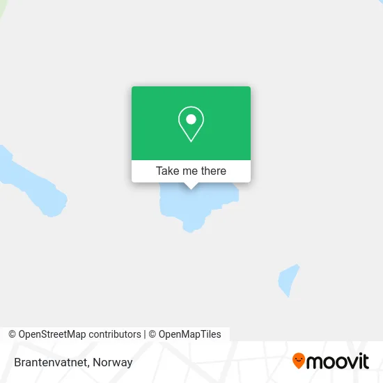 Brantenvatnet map
