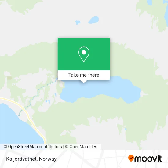 Kaljordvatnet map