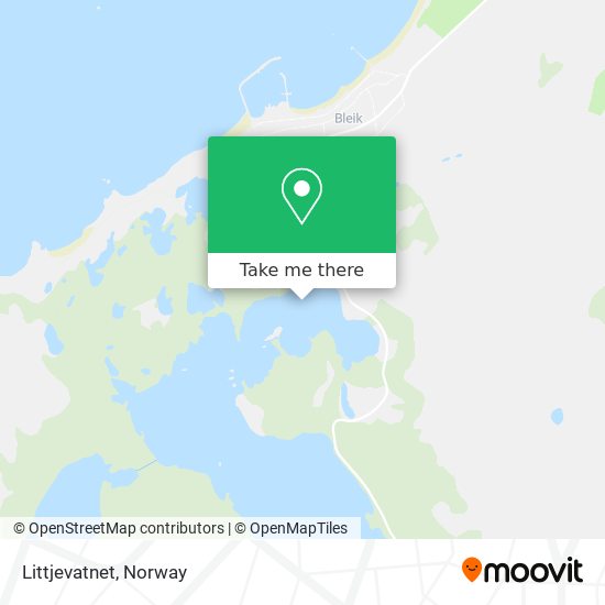 Littjevatnet map