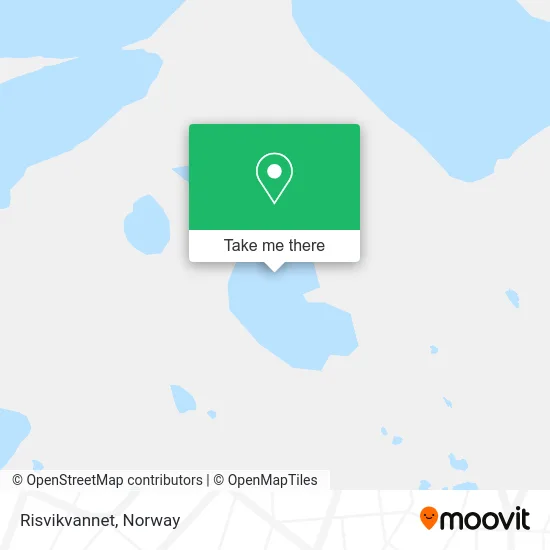 Risvikvannet map