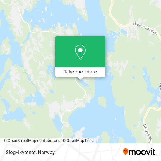 Slogvikvatnet map