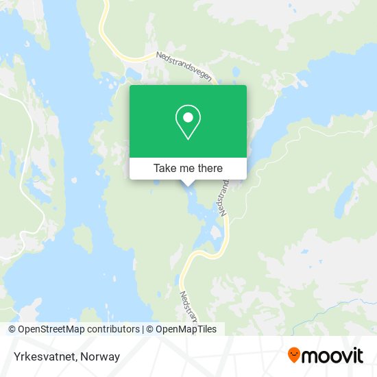 Yrkesvatnet map