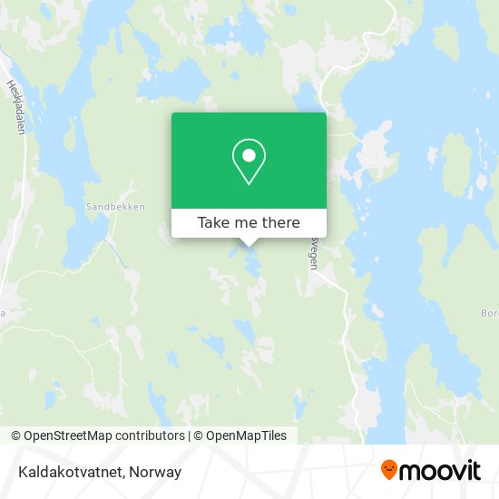 Kaldakotvatnet map