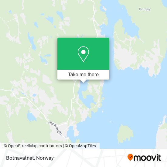 Botnavatnet map