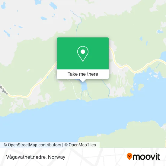Vågavatnet,nedre map