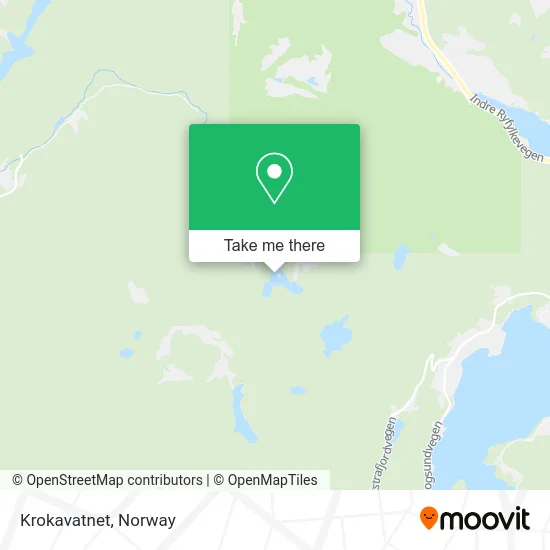 Krokavatnet map