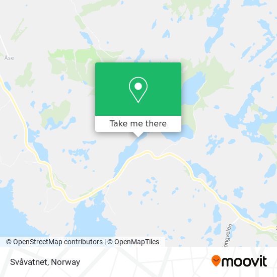 Svåvatnet map