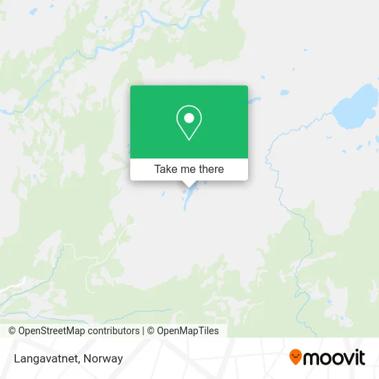 Langavatnet map