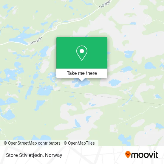 Store Stivletjødn map
