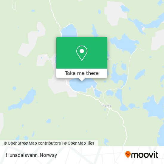 Hunsdalsvann map