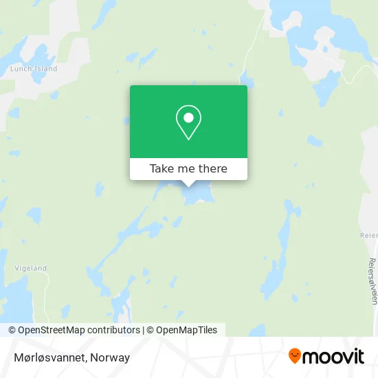 Mørløsvannet map