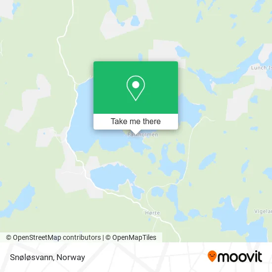 Snøløsvann map