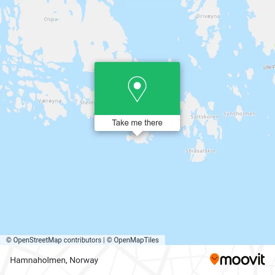 Hamnaholmen map
