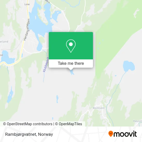 Rambjørgvatnet map