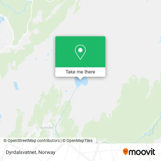 Dyrdalsvatnet map