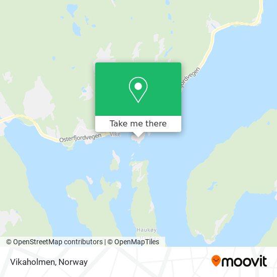 Vikaholmen map