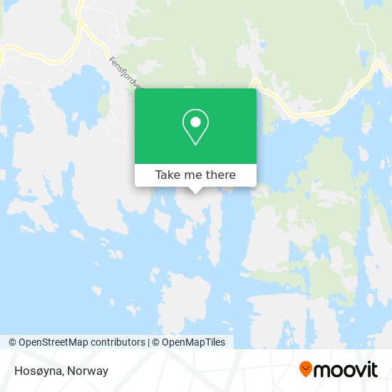 Hosøyna map