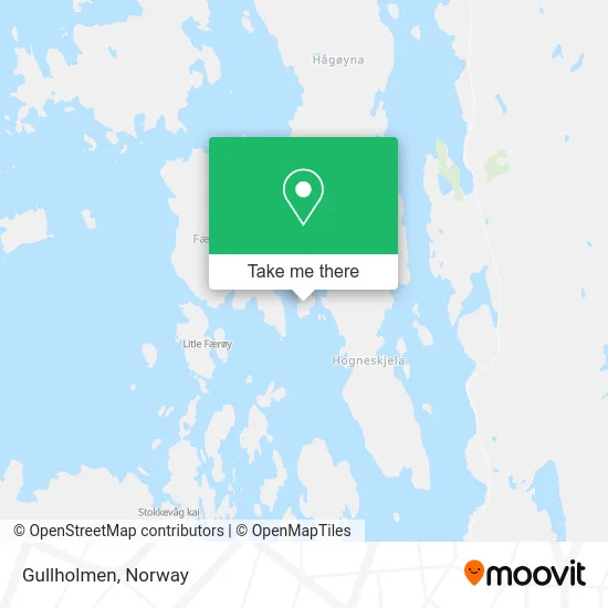 Gullholmen map