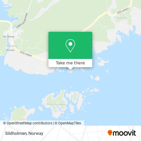 Sildholmen map