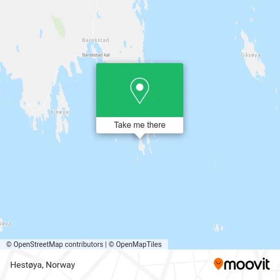 Hestøya map