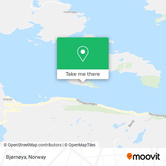 Bjørnøya map