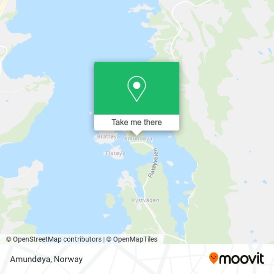 Amundøya map