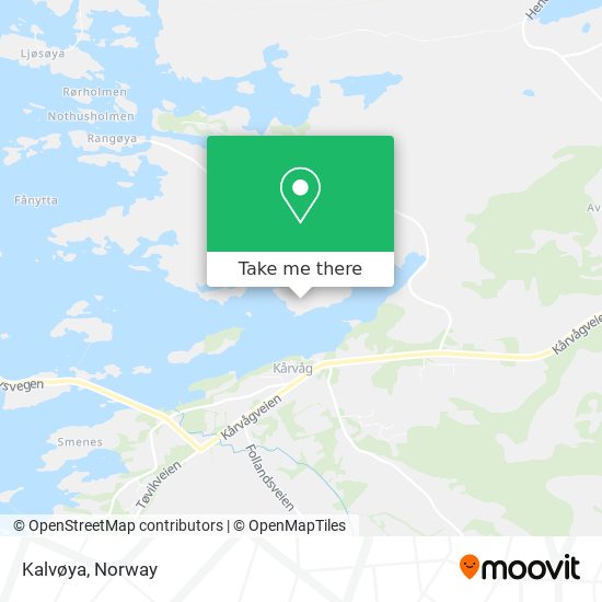 Kalvøya map