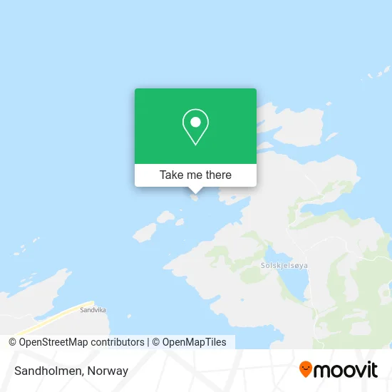 Sandholmen map