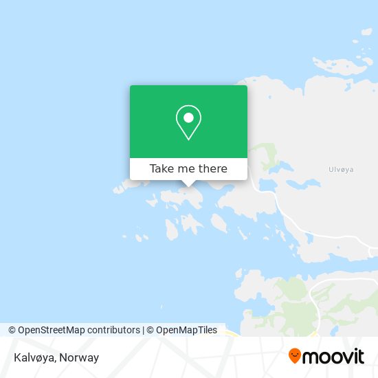 Kalvøya map