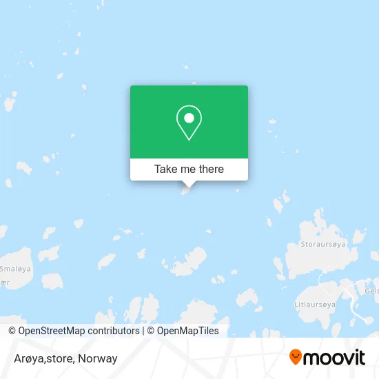 Arøya,store map
