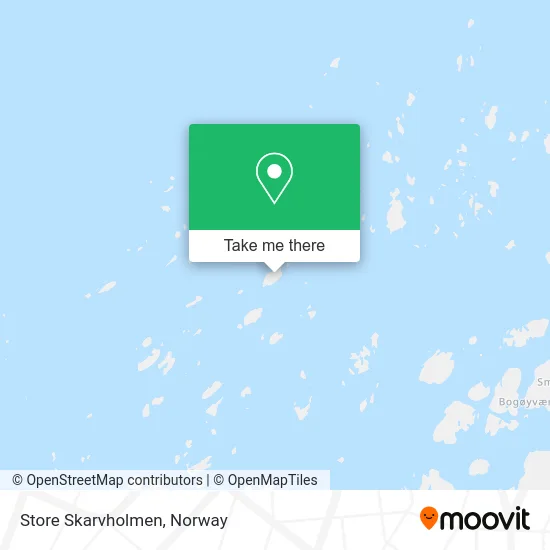 Store Skarvholmen map